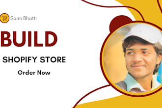 build a shopify dropshipping store and shopify website