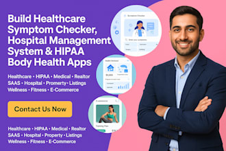do healthcare symptom checker, hospital management system hipaa body health apps