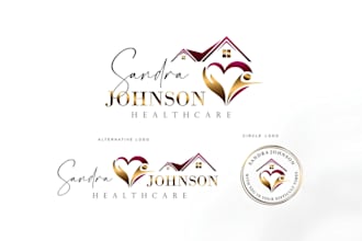 do unique home care, health care, body care logo design