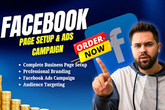 set up your fb page and run effective ads campaign