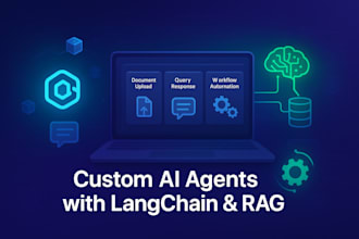 build a custom ai agent with langchain and rag