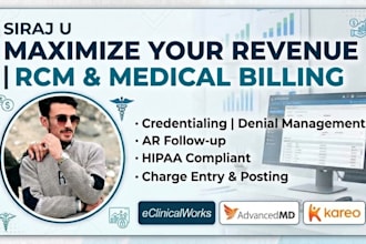 provide expert medical billing rcm and denial management