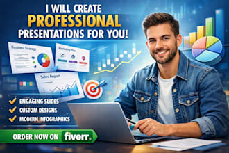 design professional pitch decks and business presentations in powerpoint