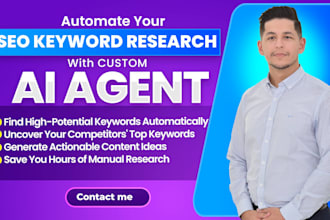 build a custom ai agent for automated keyword and SEO intelligence