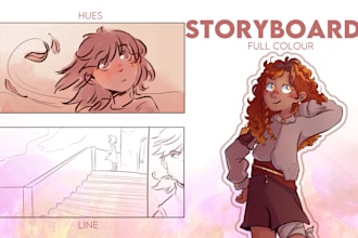 storyboard your comic, manga, film, advert or animation