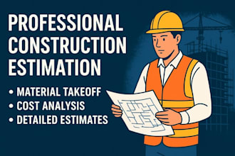 cost estimation, quantity takeoff, and material takeoff