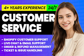 be your reliable shopify and ecommerce customer support representative