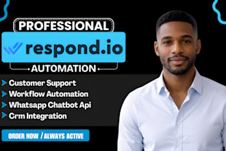setup respond io, whatsapp api automation, respond io crm and ai agent