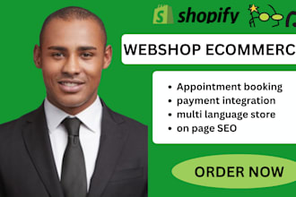 create webshop wordpress ecommerce website ionos godaddy bluehost hostinger duda