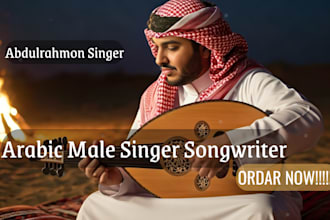 be arabic male singer songwriter, nasheed song, arabic pop singer, khaleeji song