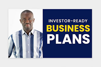 write investor ready restaurant business plan, real estate plan with financials