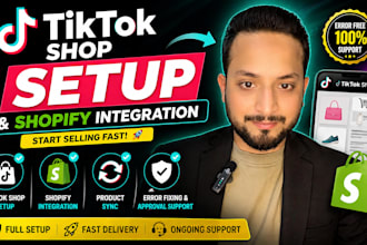 set up tiktok shop, shopify integration, product sync to boost sales
