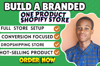 build shopify one product store niche shop sales landing page shopify funnel pro