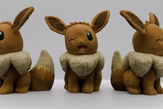 design 3dplushies for print,labubu,cute toy figure,pet,kawaii cartoon figure stl