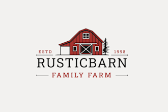 do rustic vintage logo with unique style