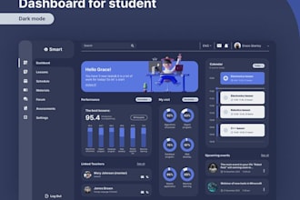 mobile app for academic tracking platform, school management, micro learning app