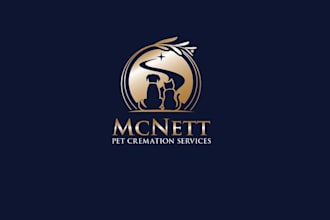 design unique pet crematory logo