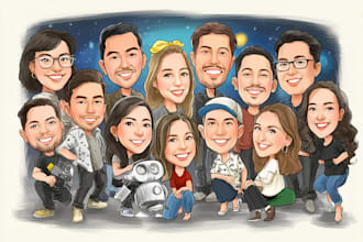 create bighead cartoon caricature from your photo