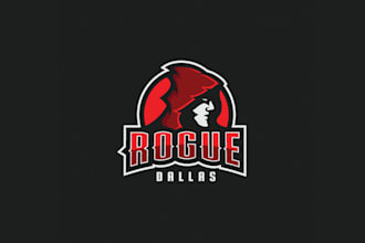 design amazing rogue dodge ball team logo