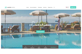 design hotel booking website apartment rental website short term airbnb website