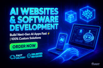 ai website, ai mobile app, machine learning, ai chat app, ai expert