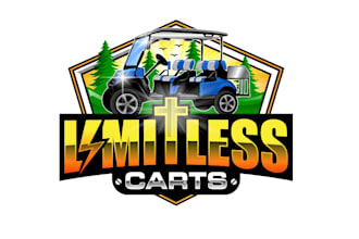 create high quality and beautiful golf cart logo design