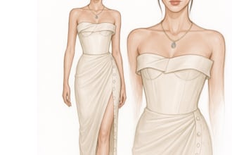 create professional fashion illustrations or sketches