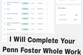 do complete your penn foster whole work fast with top gpa