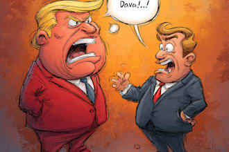 create political and editorial cartoons