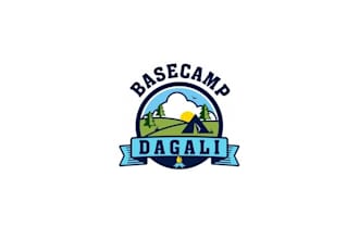 design awesome summer activity camp logo