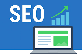 do keyword research and on page SEO to rank higher on google