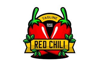 make an amazing red chili hot mascot logo  in 24 hours
