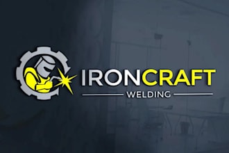 design construction,concrete,welding and builder logo