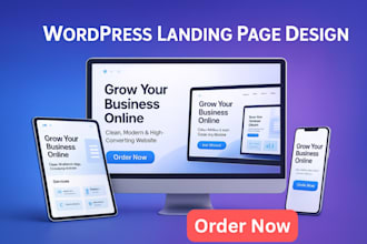 design wordpress landing page, homepage, or sales page