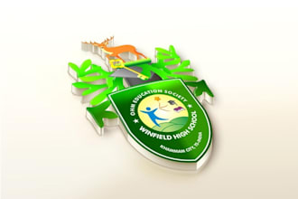 design awesome classic school logo