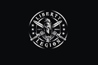 design calling legionnaires front line logo
