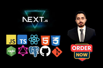 build fast responsive nextjs webapp