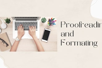 do proofread and edit literature research paper