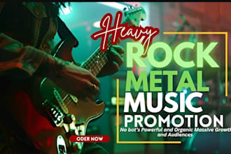 do spotify rock metal music promotion, heavy rock metal music playlist curators