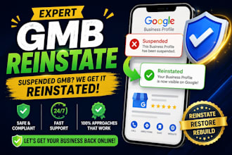 reinstate and fix suspended google my business gmb profiles