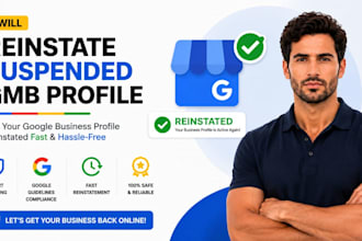 reinstate and fix suspended google my business gmb listing