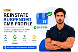 reinstate and fix suspended google my business gmb listing