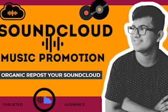 do organic repost your soundcloud, music promotion to targeted audience