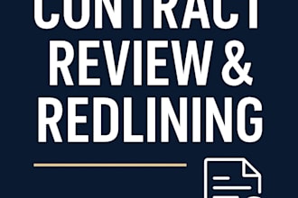 review edit and redline your contract or legal agreement