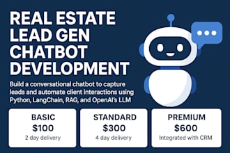 build real estate leadqualifying chatbot whatsapp web langchain rag gpt4o