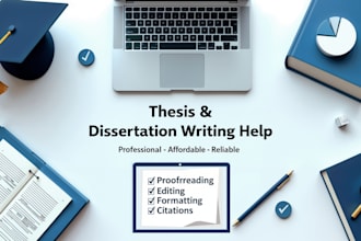 professionally polish, edit, and format your thesis and dissertation