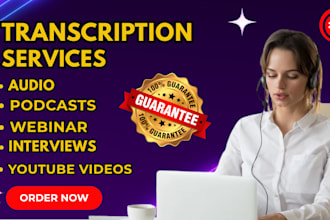 do fast and accurate audio, video transcription