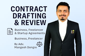 draft or review contracts ndas and legal agreements professionally