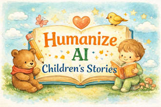 edit and humanize ai written childrens book