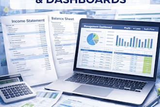 create professional financial reports, statements and dashboards